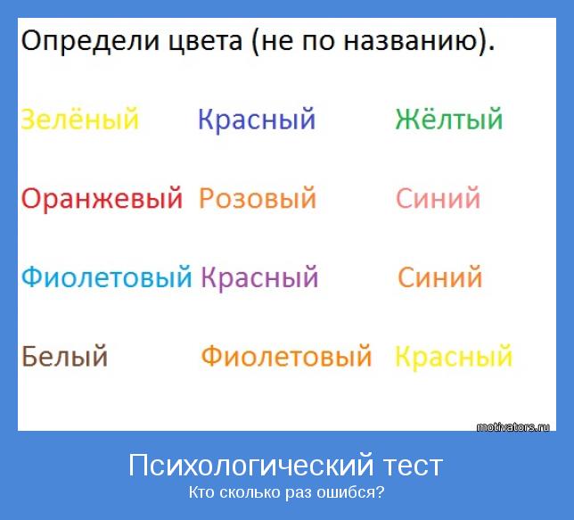 Кто сколько раз ошибся?