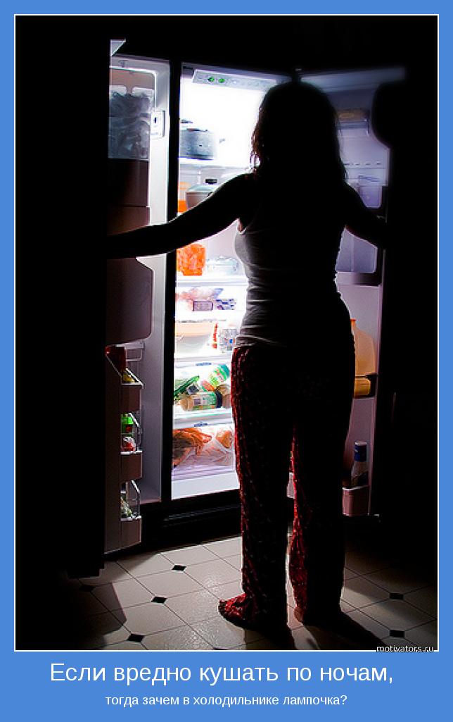 тогда зачем в холодильнике лампочка?