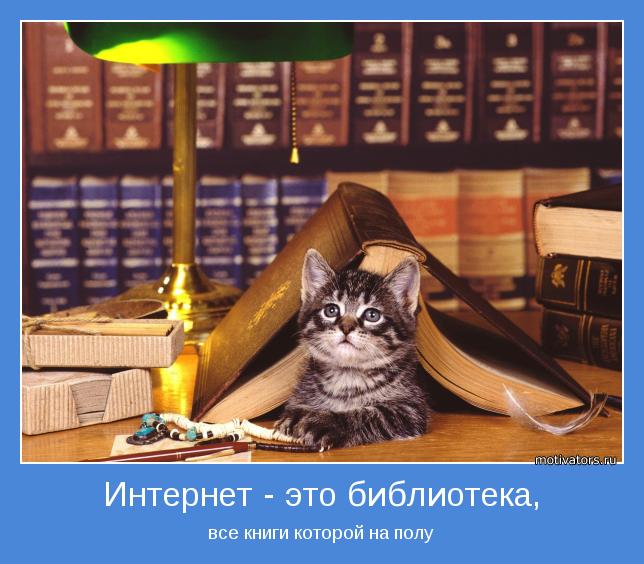 все книги которой на полу