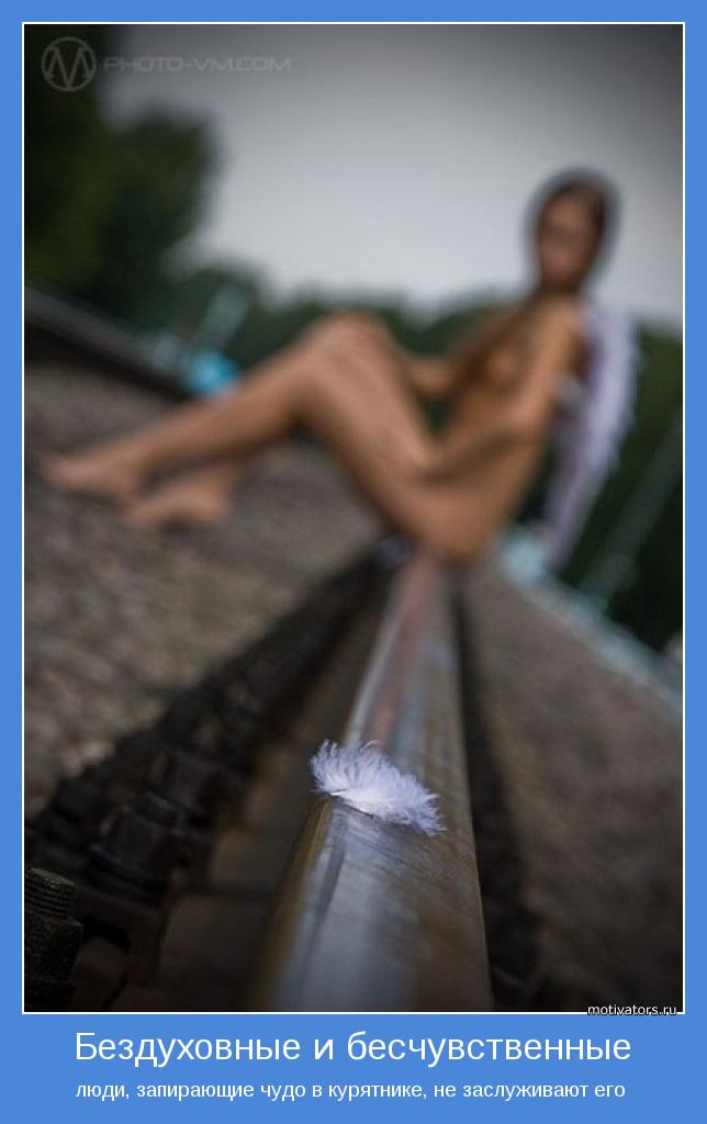 люди, запирающие чудо в курятнике, не заслуживают его 