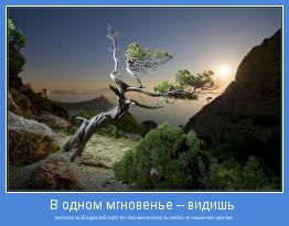 вечность,В единой горсти–бесконечность,небо–в чашечке цветка