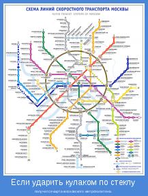 получится карта московского метрополитена.